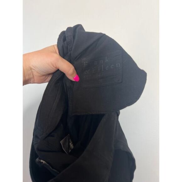 NEW Frank & Eileen Cropped Raw Hem Murphy Billion Dollar Pant Black Size: Medium - Picture 5 of 7